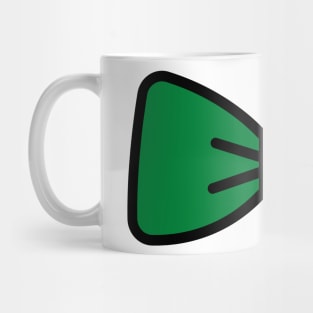 Green bowtie Mug